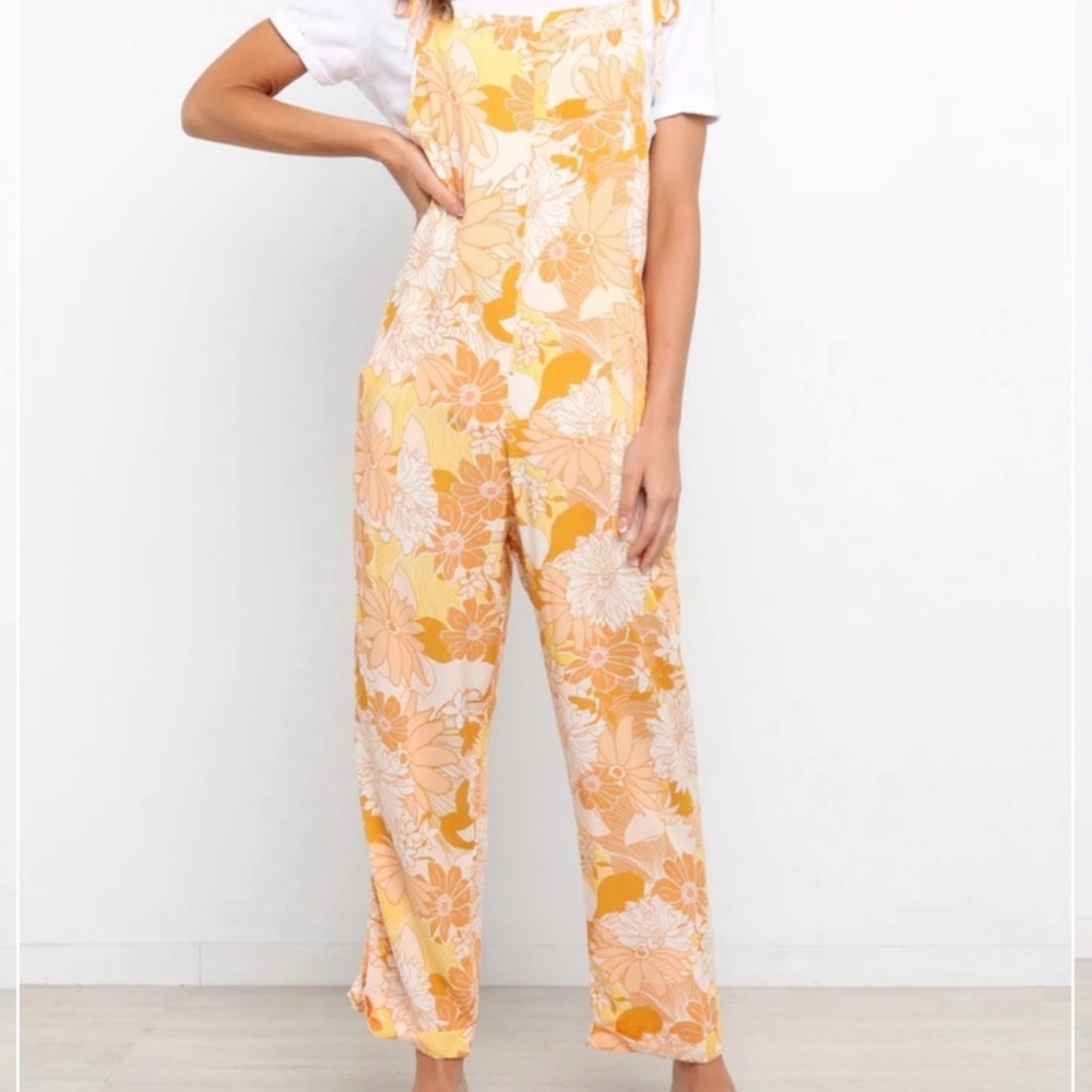 Floral Overalls